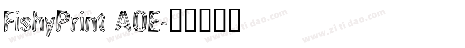 FishyPrint AOE字体转换